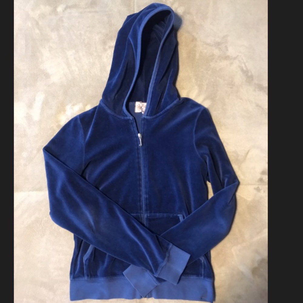 Royal Blue Juicy Velour Zip-up!